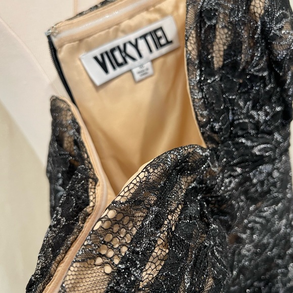 Vicky Tiel Strapless Cocktail Dress - Picture 3 of 11